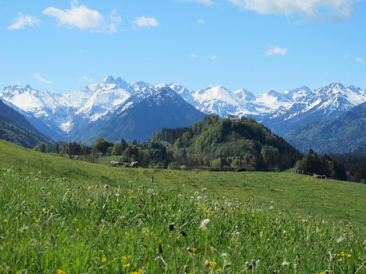 Hornblick Fewo- Ab Mai Freie Fahrt Mit Bergbahnen Oberstdorf Esterno foto